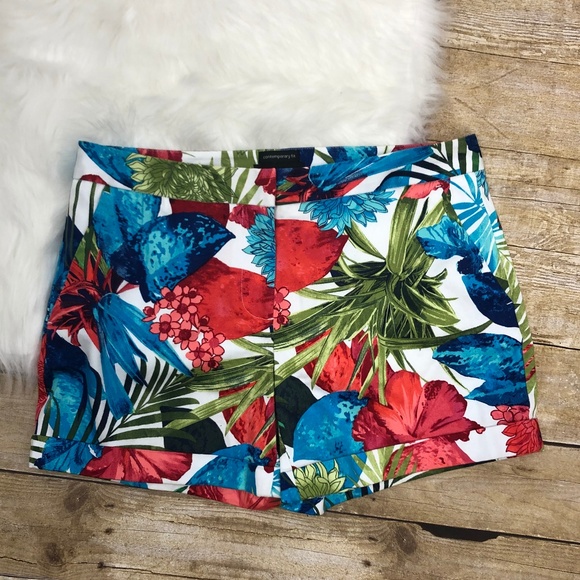 attention Pants - Attention Tropical Floral Shorts attention Pants - Attention Tropical Floral Shorts